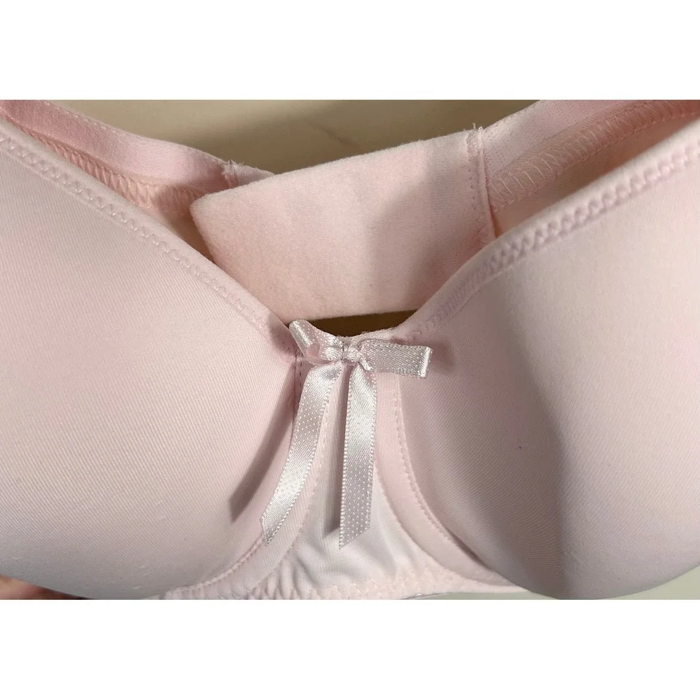 Freya Fancies Idol Balcony T-Shirt Bra Womens 32DD Pink Underwire Molded Cup - Picture 7 of 11